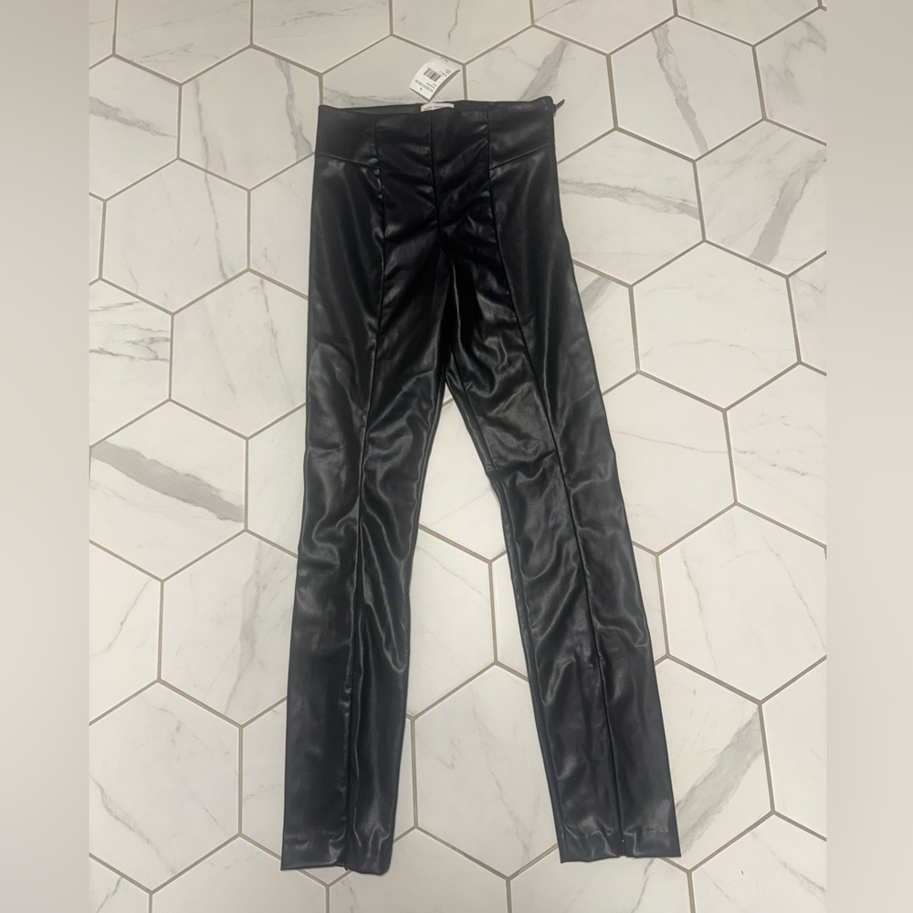 Good American Boss Faux‎ Leather Pants NWT Size 3